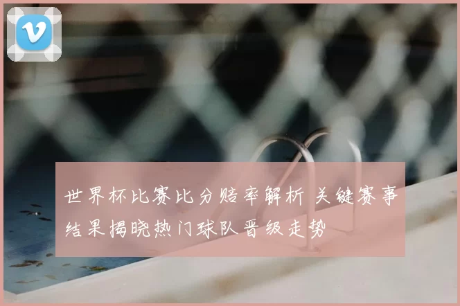 世界杯比赛比分赔率解析 关键赛事结果揭晓热门球队晋级走势