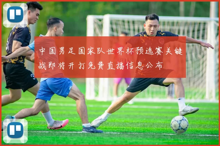 中国男足国家队世界杯预选赛关键战即将开打免费直播信息公布